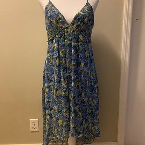 BCBG strappy high low dress